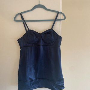 NWT Proenza Schouler Silk Square Neckline Top - Size 10